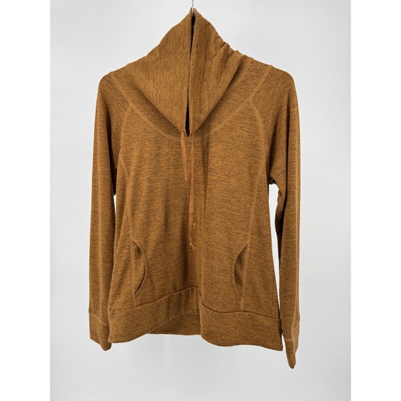 Kuhl Sweater Marled Cowl Neck Large  Pullover Long Sleeve Pocket Sweatshirt - Picture 2 of 16